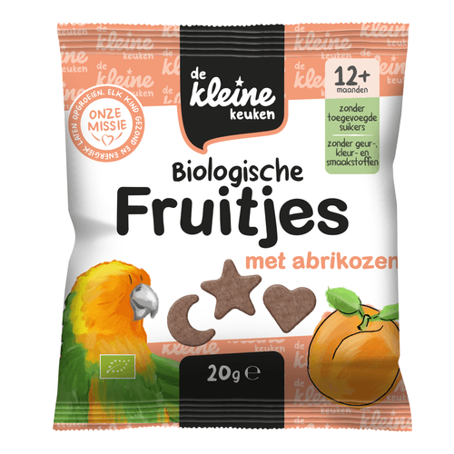 De Kleine Keuken Bio fruitjes met abrikozen