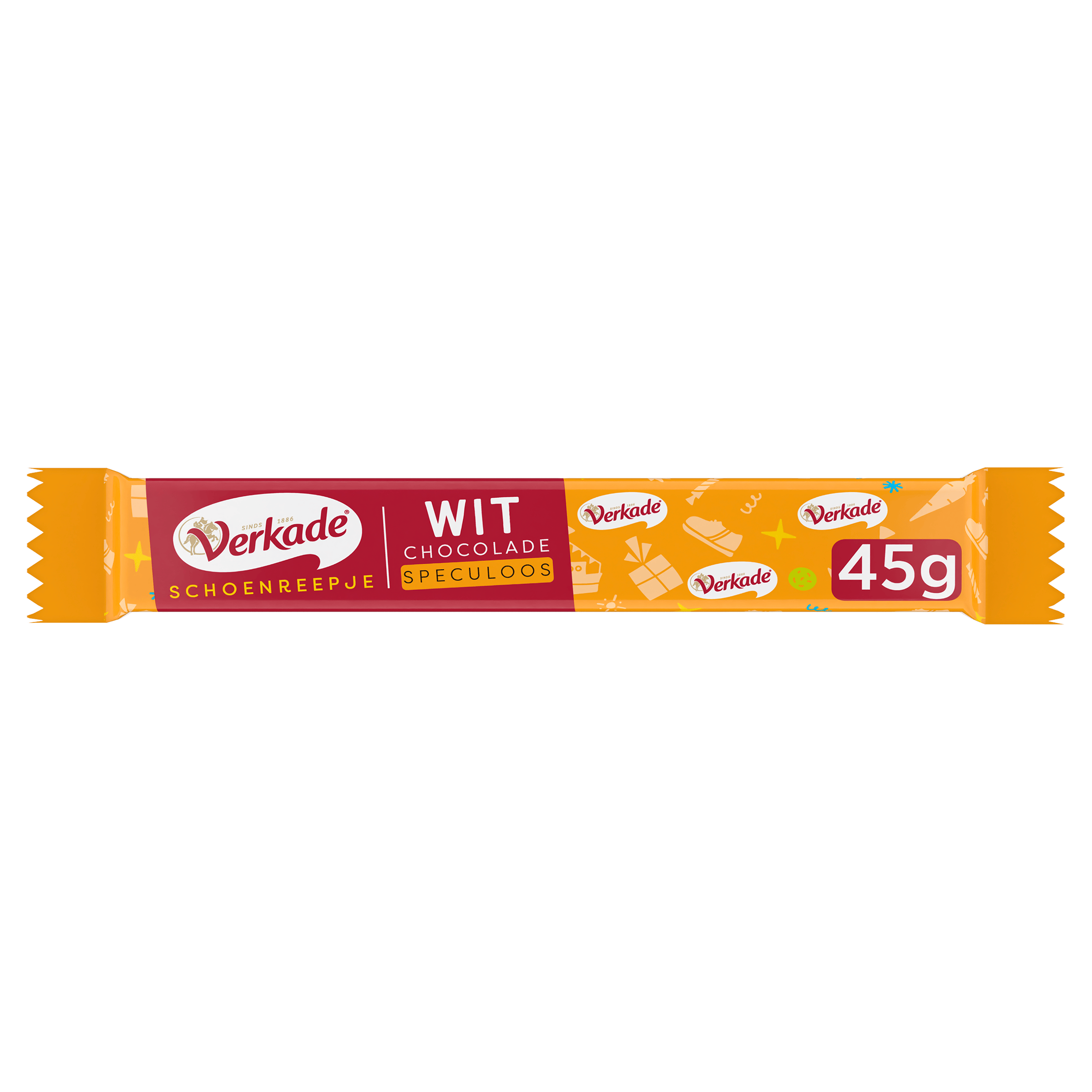 Verkade Schoenreepjes Wit/Speculaas