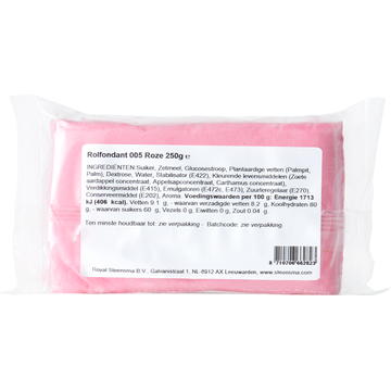 Steensma Rolfondant Roze 250 g