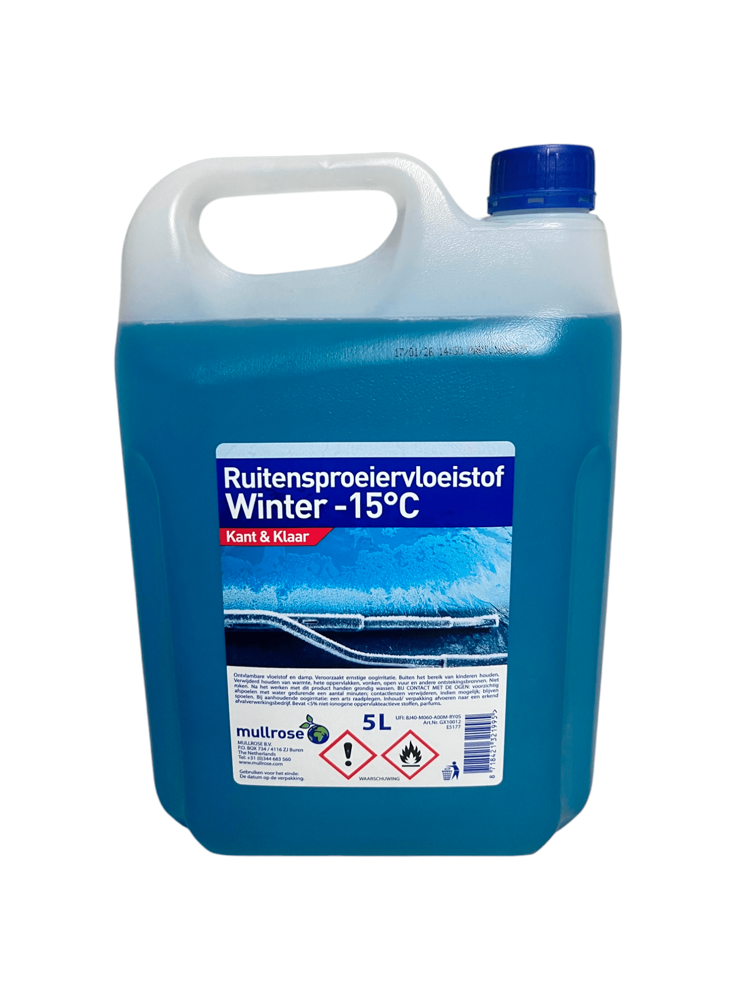 Mullrose Ruitenvloeistof winter -15ºC