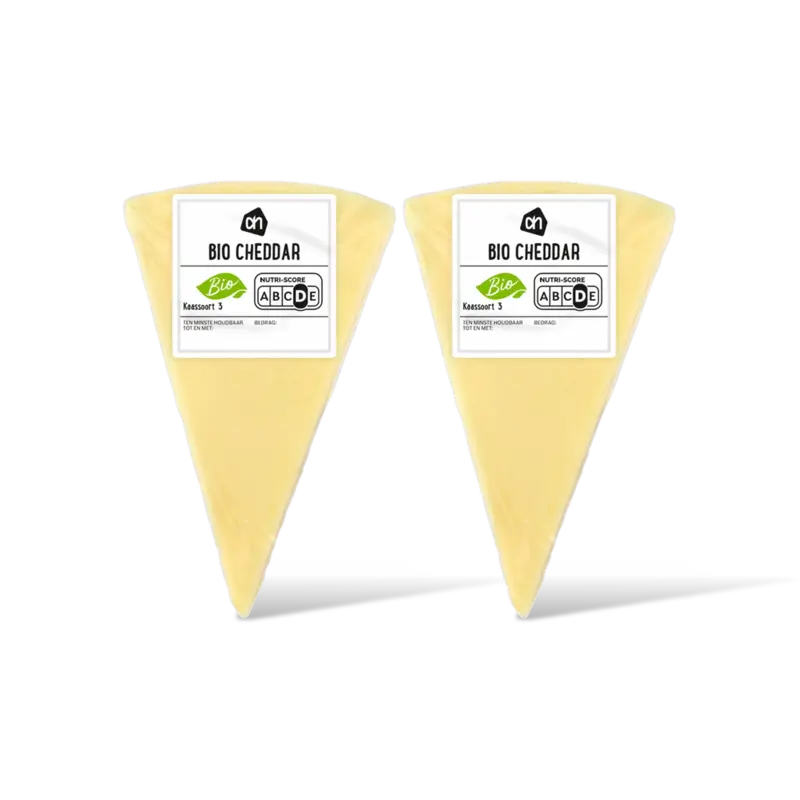 AH Biologisch Cheddar 48+ 2-pack