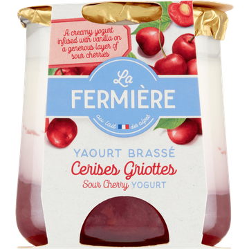 La Fermière Kersen Yoghurt 160 g