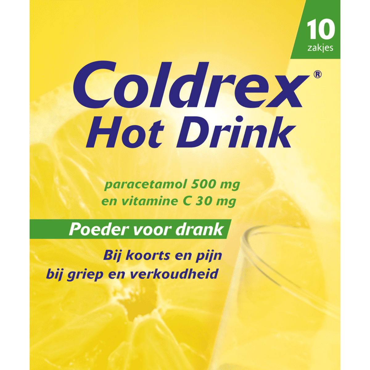 Coldrex Hot Drink bij Griep en Verkoudheid Sachets 10 stuks