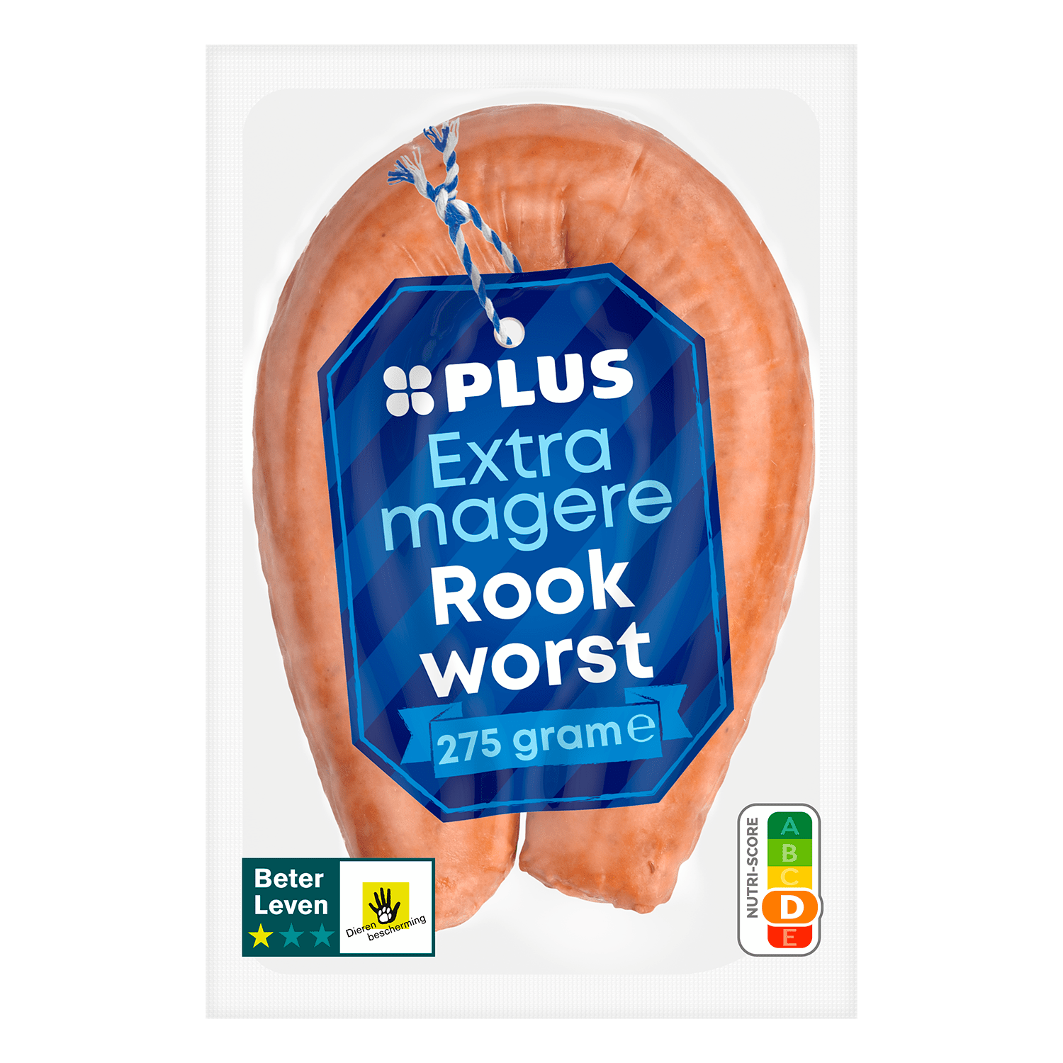 PLUS Extra magere rookworst BLK 1 ster