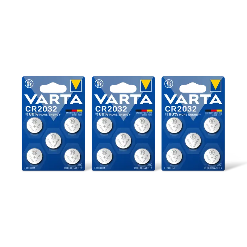 Varta CR2032 batterijen 3-pack
