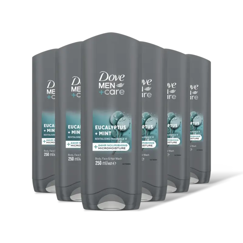 Dove Men+care eucalyptus & mint 6pack