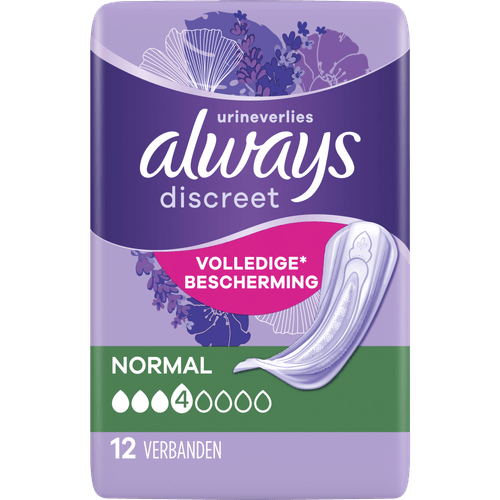Always Discreet verband urineverlies normal