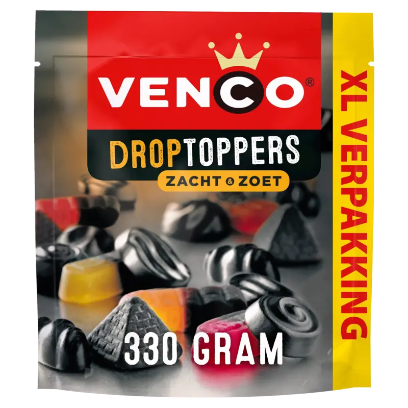 Venco Droptoppers zacht & zoet XL
