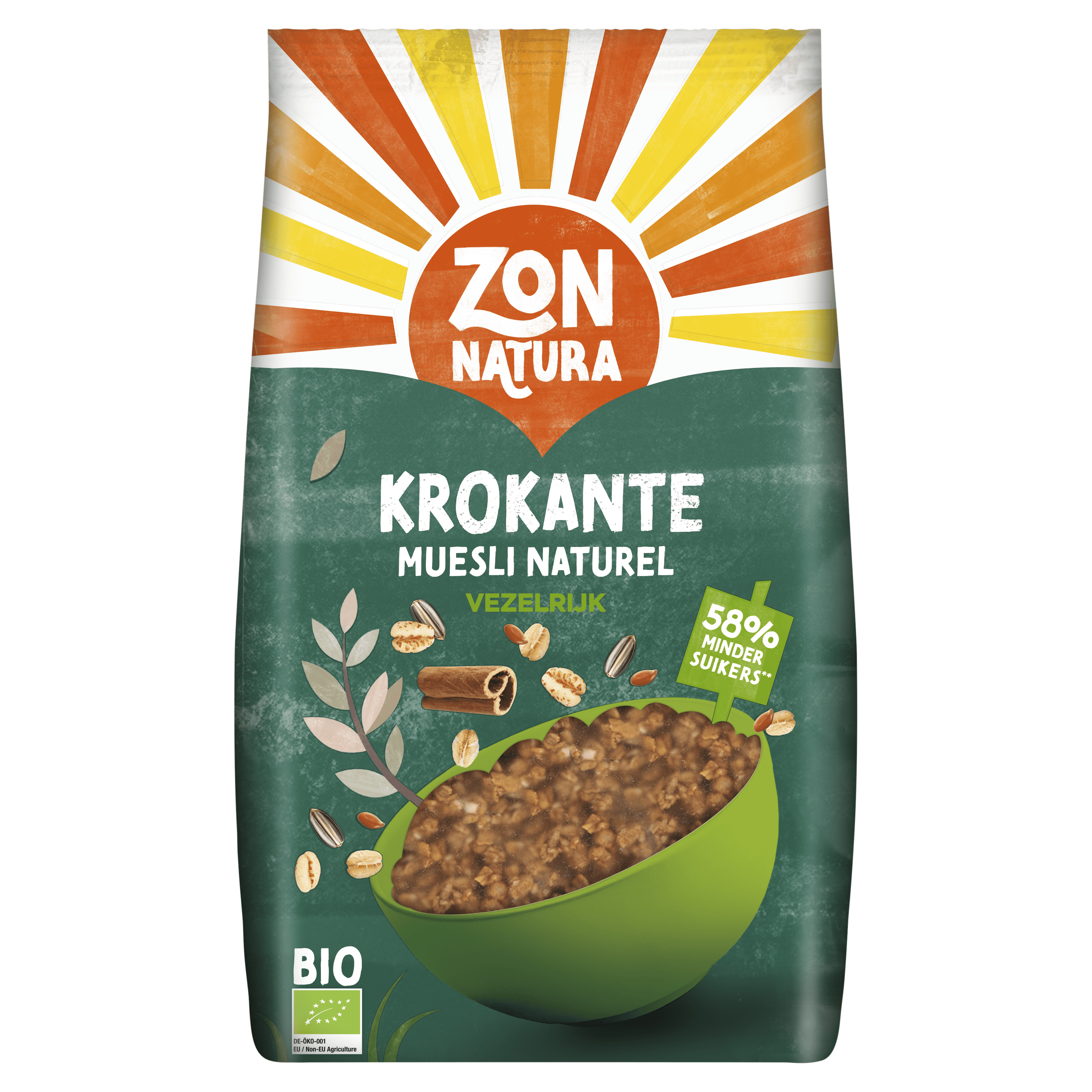 Zonnatura Krokante Muesli Naturel