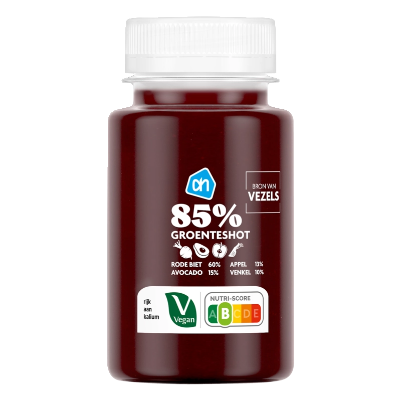 AH 85% Groenteshot rode biet avocado