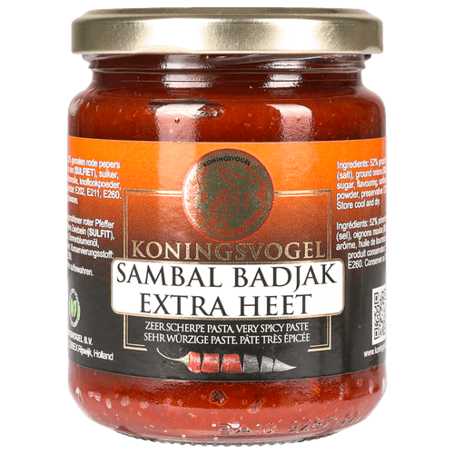 Koningsvogel Sambal badjak hot