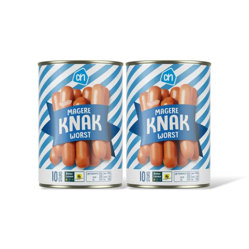 AH Magere knakworst 2-pack