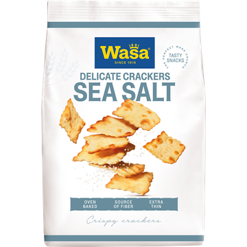 Wasa Delicate Crackers Sea Salt 150g
