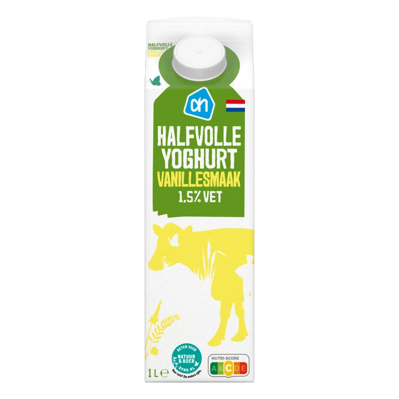 AH Halfvolle yoghurt vanillesmaak