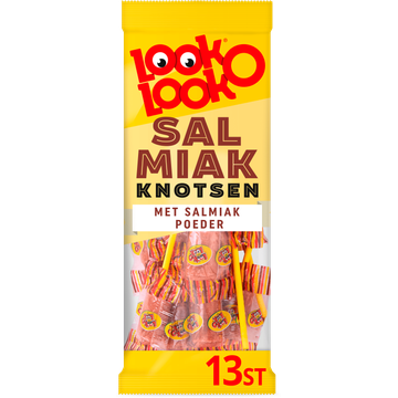 Look-O-Look Salmiakknotsen 13 stuks