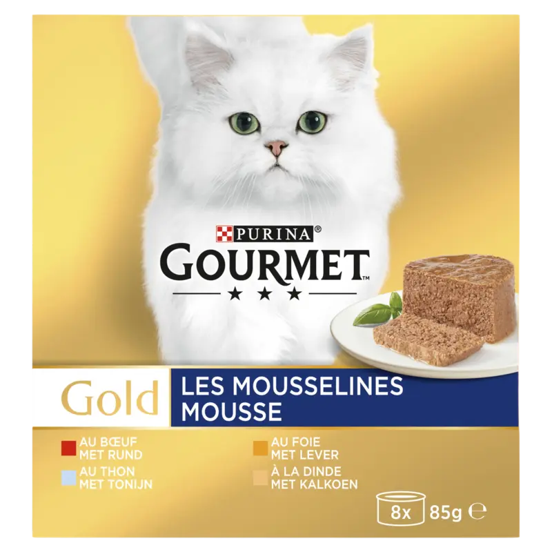 Gourmet Gold mousse tonijn lever kalkoen rund