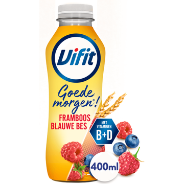 Vifit Goedemorgen! Drinkzuivel Framboos/Blauwe Bes 400 ml