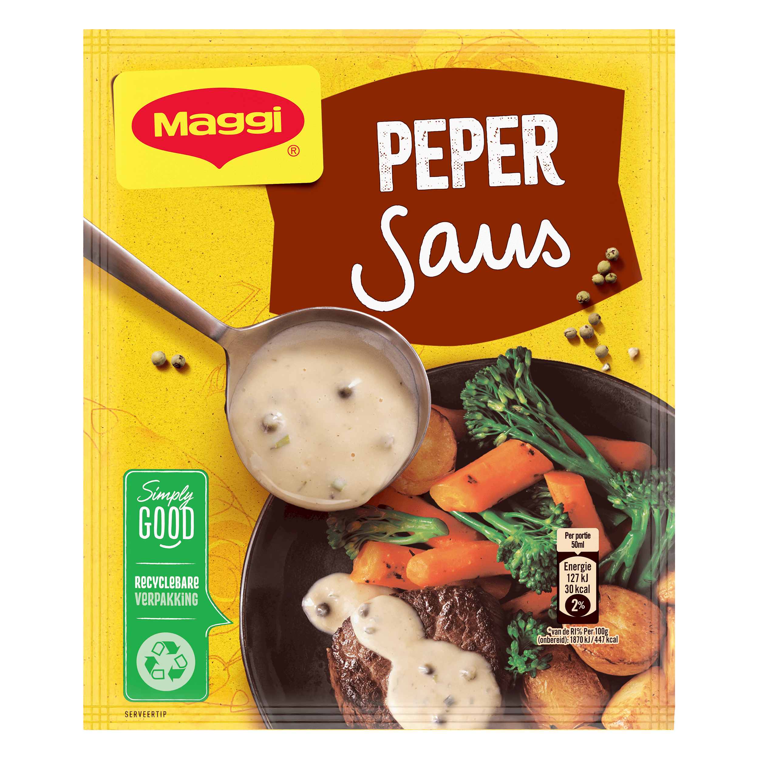 Maggi Mix voor pepersaus