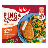 Iglo ping en klaar cordon bleu