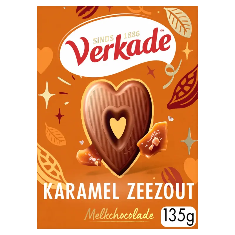 Verkade Hart melk karamel zeezout