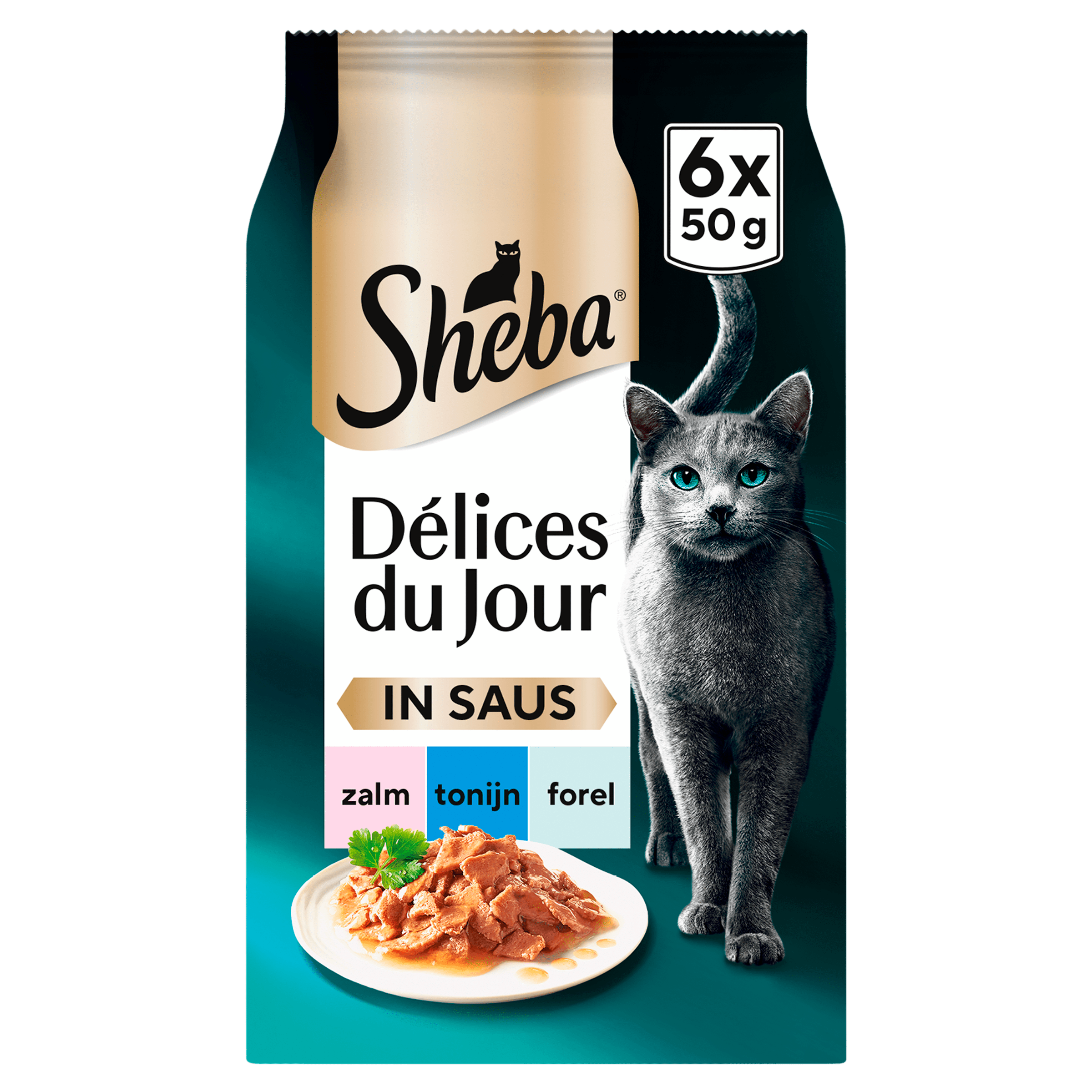 Sheba Délices du jour vis in saus