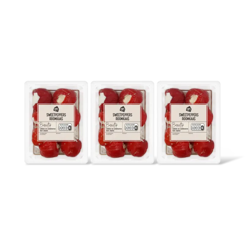AH Sweetpeppers roomkaas 3-pack