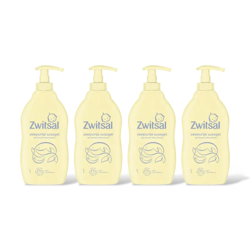 Zwitsal Baby zeepvrije wasgel 4pck