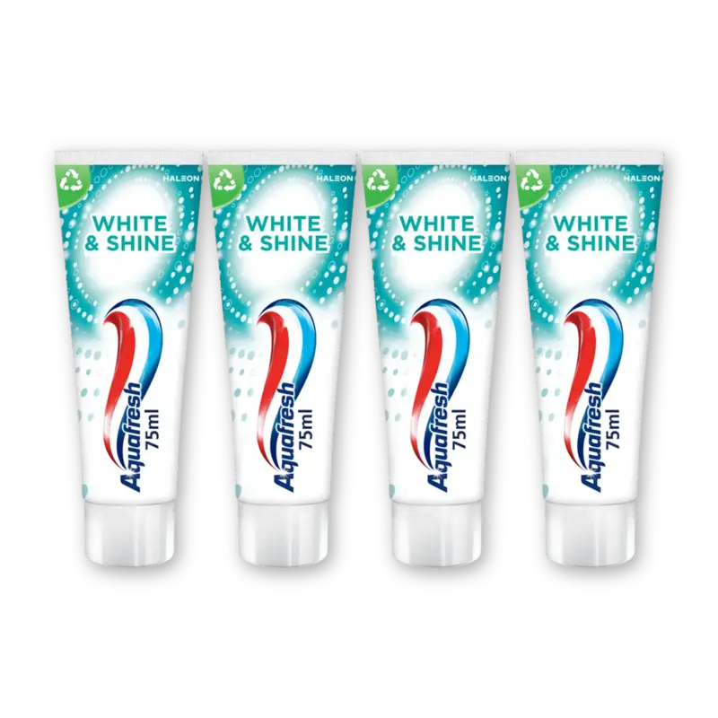 Aquafresh White & shine tandpasta 4-pack