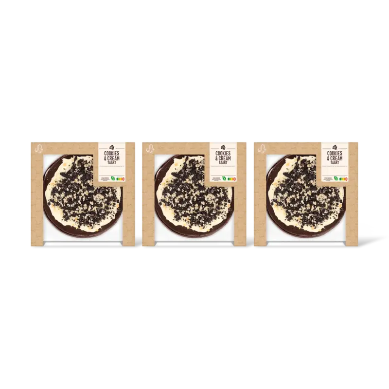 AH Cookies & cream taart 3-pack