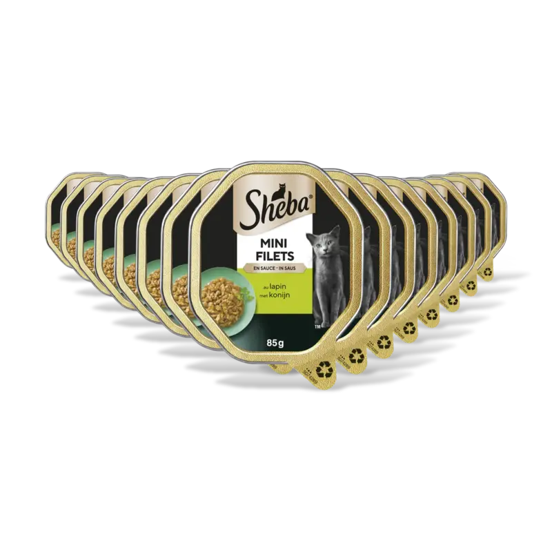 Sheba Mini filets in saus konijn & wild 15-pck
