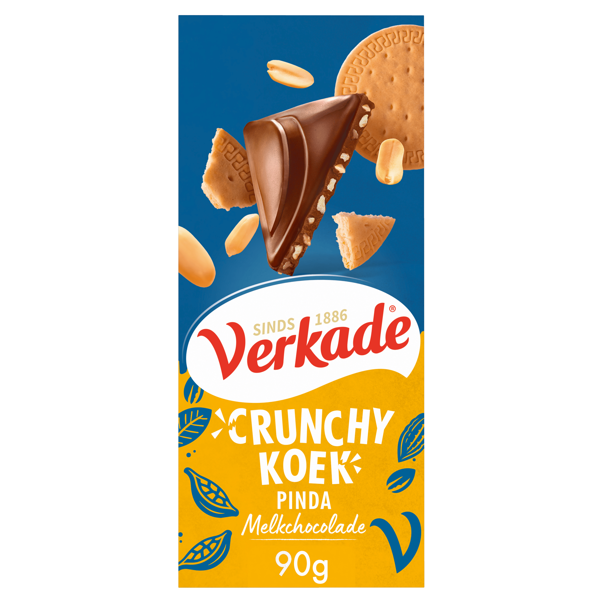 Verkade Chocoladereep crunchy melk pinda