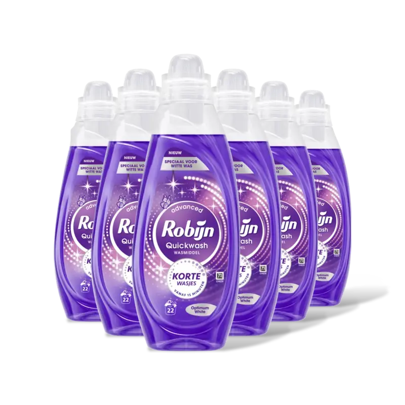 Robijn Quickwash optimum white 6-pack
