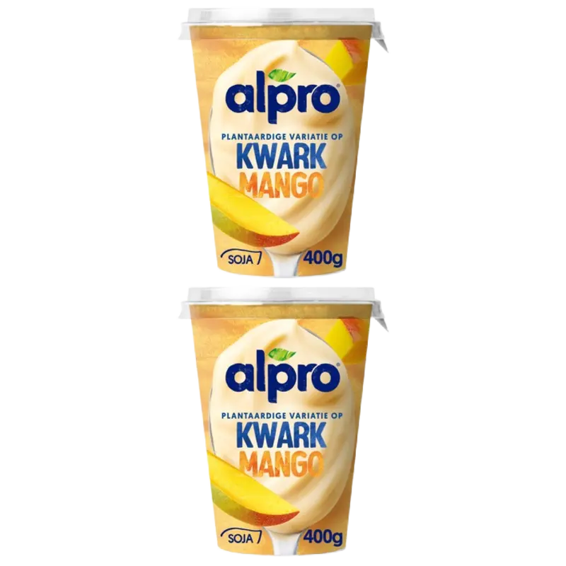 Alpro Plantaardige kwark mango 2-pack