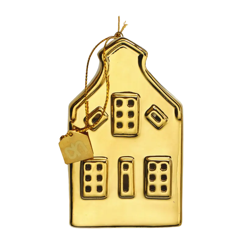 AH Excellent Hanger huisje tuitgevel goud