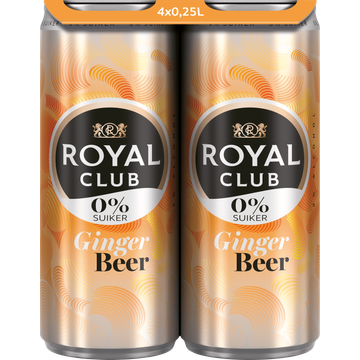 Royal Club Ginger Beer 0% 4 x 250ML