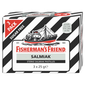 Fisherman's Friend salmiak suikervrij 3-pack