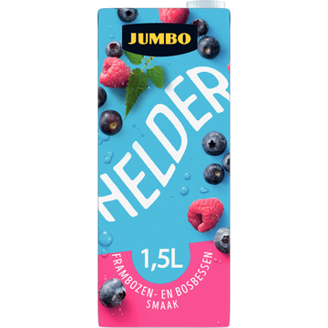 Jumbo Helder Frambozen- en Bosbessen Smaak 1,5 L