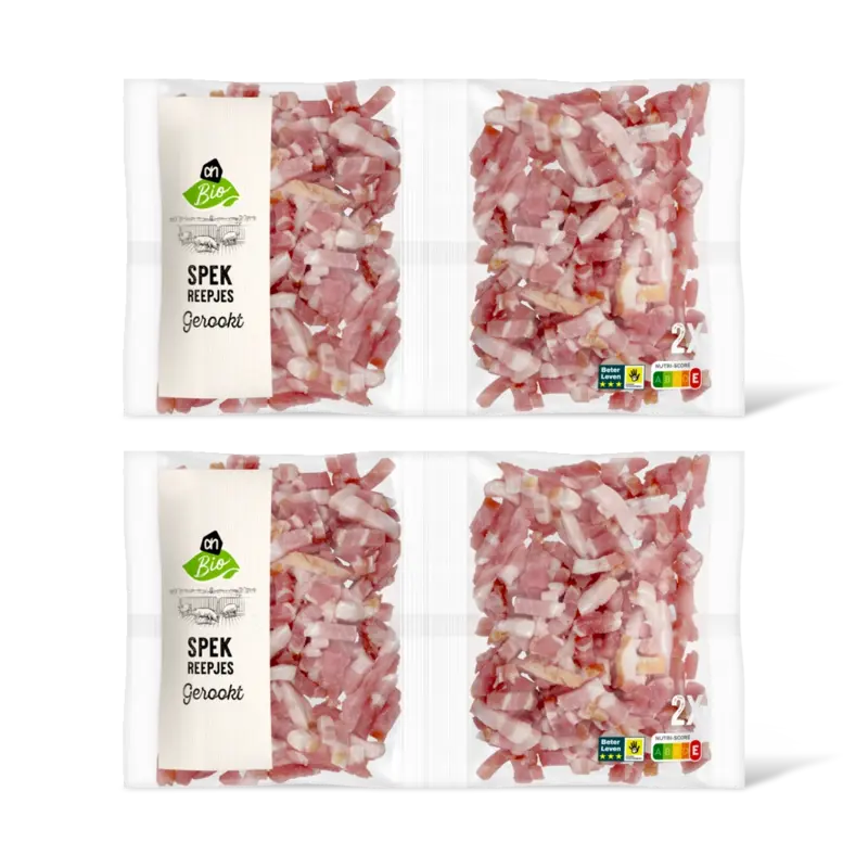 AH Biologisch Spekreepjes gerookt 2-pack
