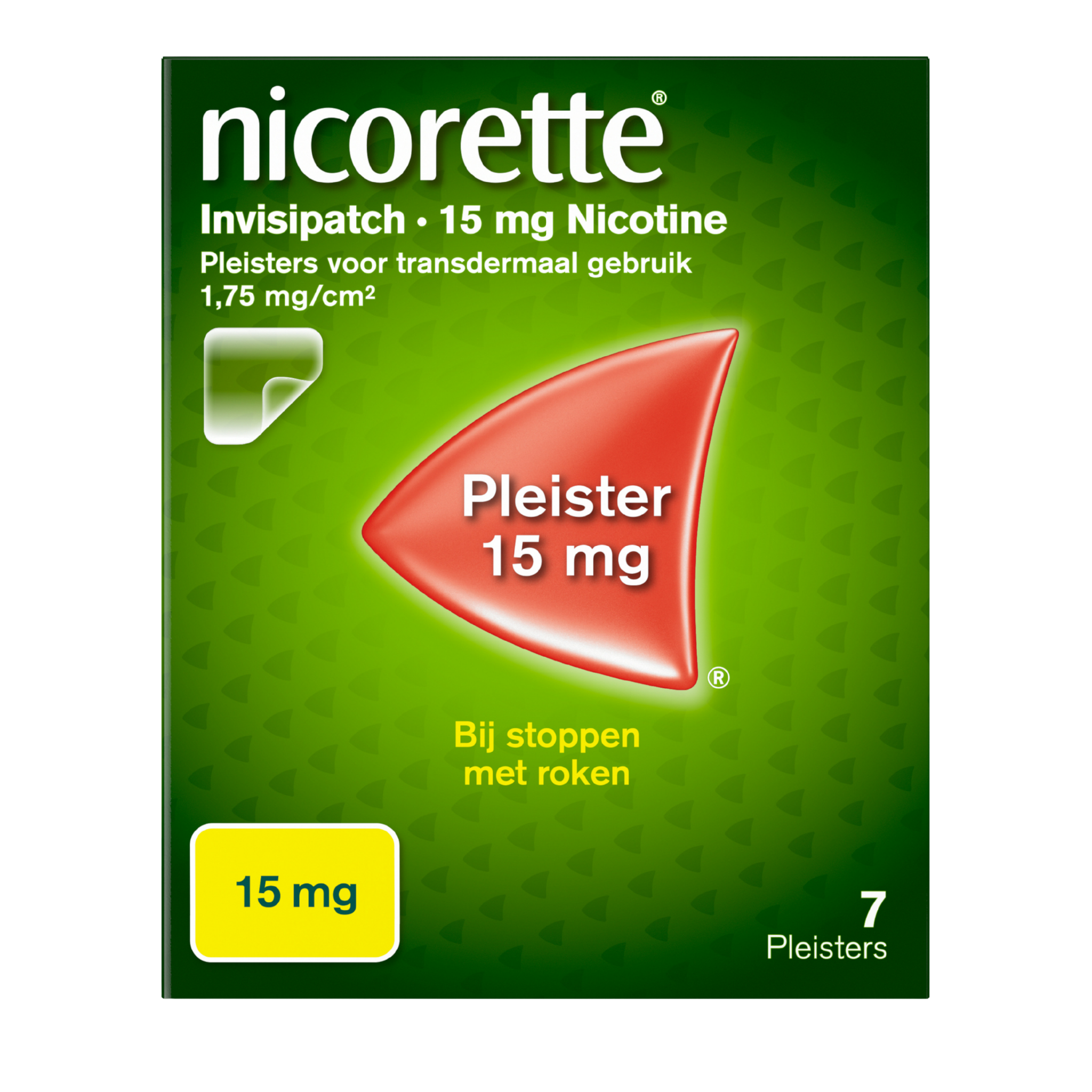 Nicorette Pleister Stoppen met Roken 15 MG Nicotine 7 Stuks