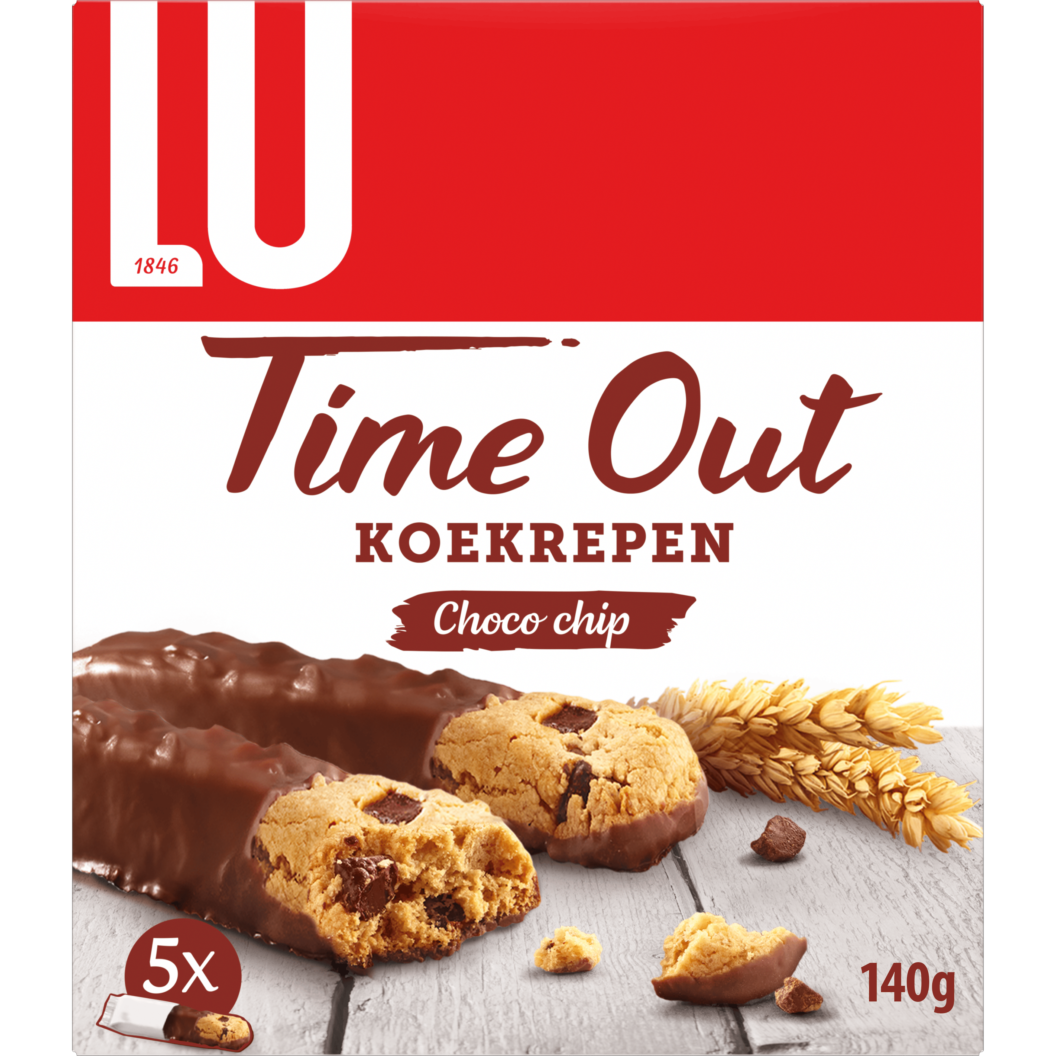 Lu Time Out koekrepen choco chip