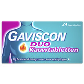 Gaviscon kauwtabletten duo