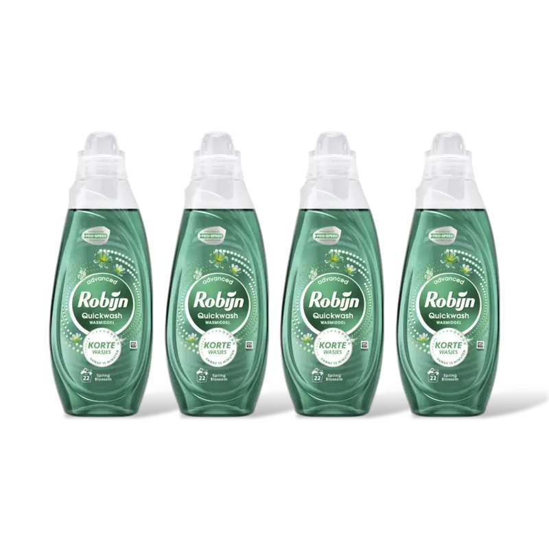 Robijn Quickwash spring blossom wasmiddel 4pack
