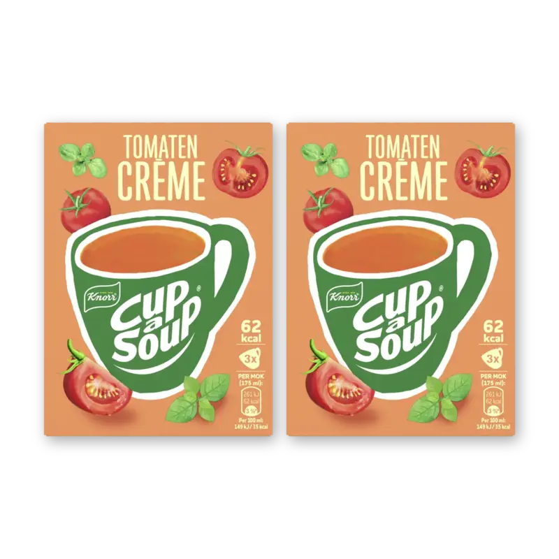 Knorr Cup-a-soup tomaatcrème 2-pack
