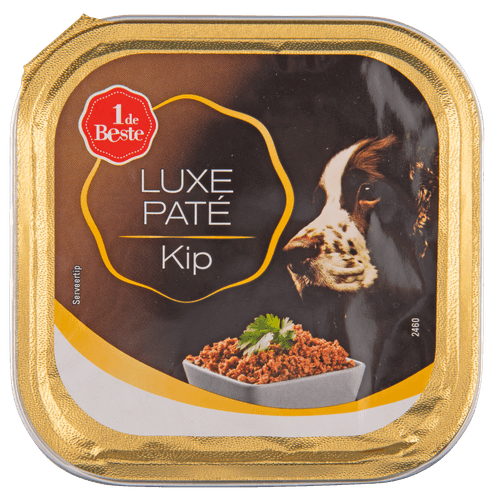 1 de Beste Hond luxe pate met kip