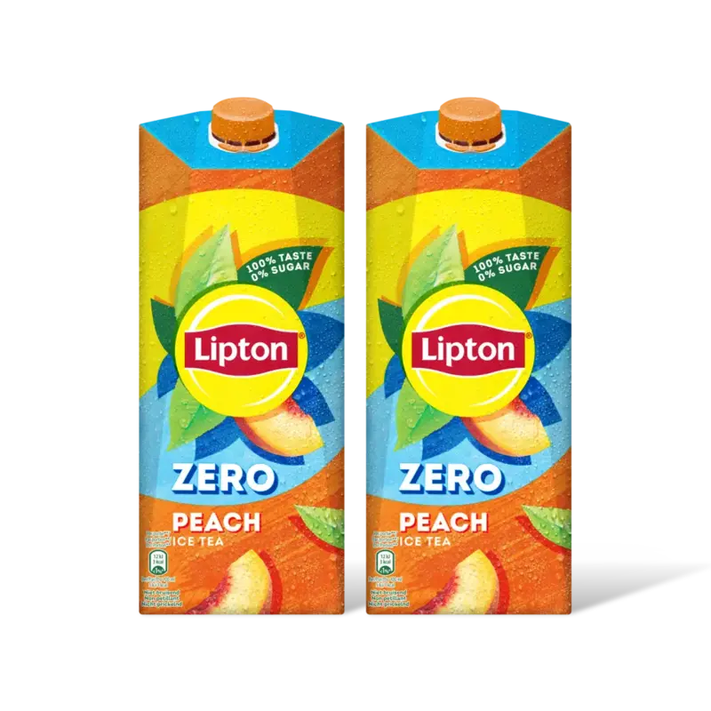Lipton Ice tea peach zero sugar 2-pack