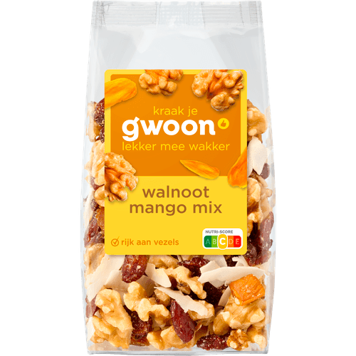 G'woon Ontbijtmix walnoot mango
