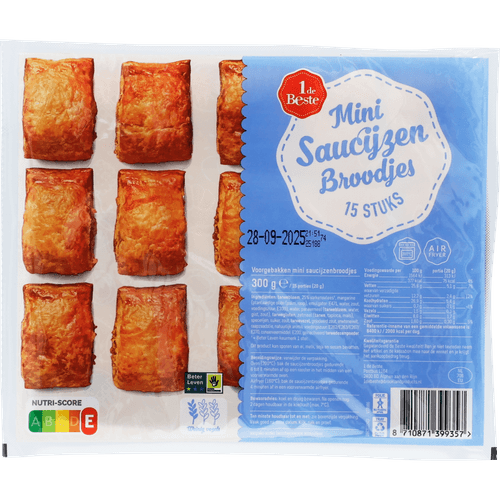 1 de Beste Saucijzenbroodjes mini 15 st.