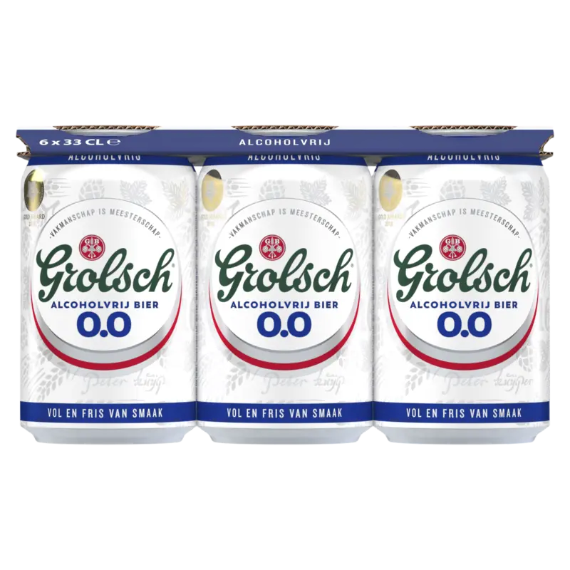 Grolsch Premium pilsner bier 0.0 6-pack