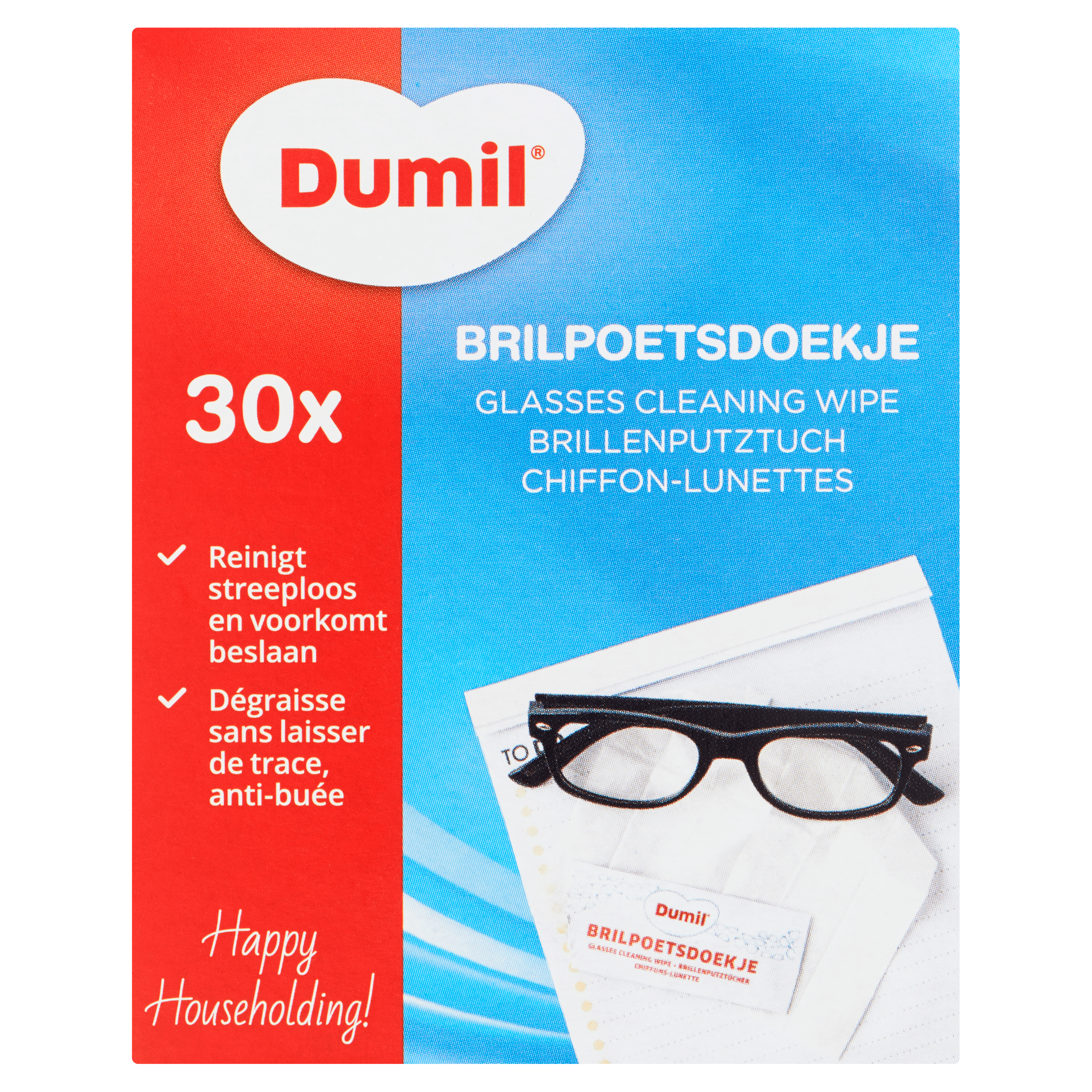 Dumil Vochtige brilpoetsdoekjes