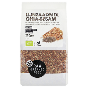 Raw Organic Food Lijnzaadmix Chia-sesam